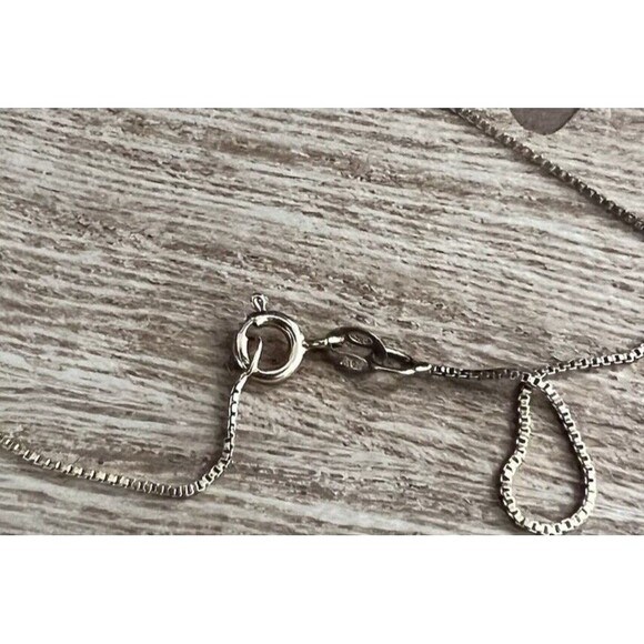 Ross Simons 925 Sterling Gold Vermeil White Topaz & Diamond 18" Necklace 4.5 gms - Picture 12 of 16